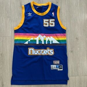 Men’s Authentic Adidas Denver Nuggets Mutombo Jersey